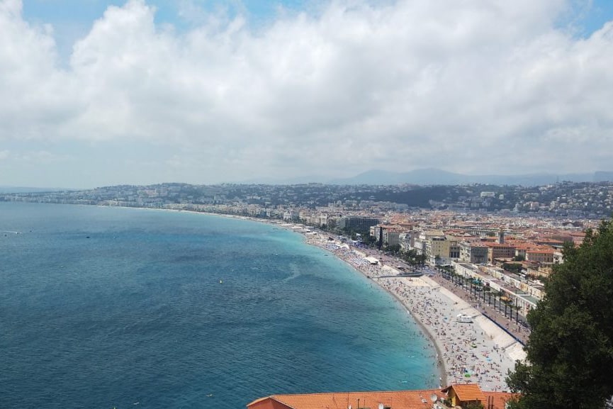 Vista sobre a cidade de Nice
