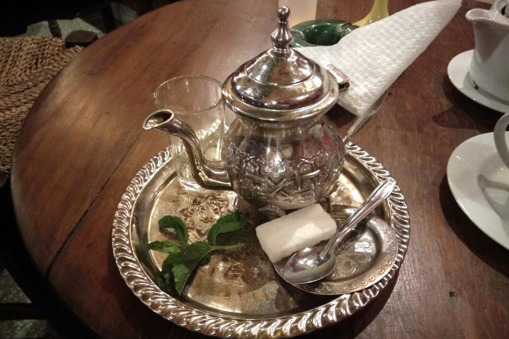 Chá de menta Marrocos
