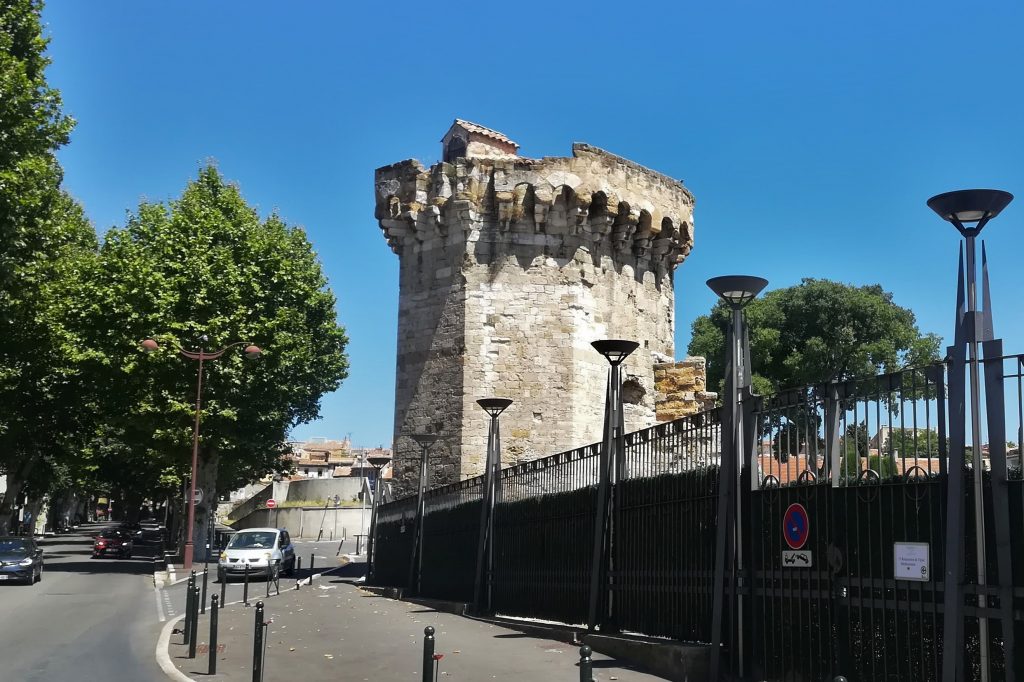 Vestígios de antiga muralha Aix-en-Provence