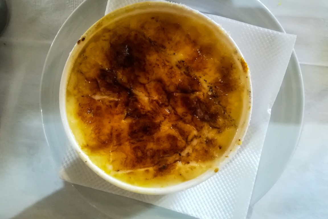 Leite creme no Restaurante Chico Elias - Gastronomia de Tomar