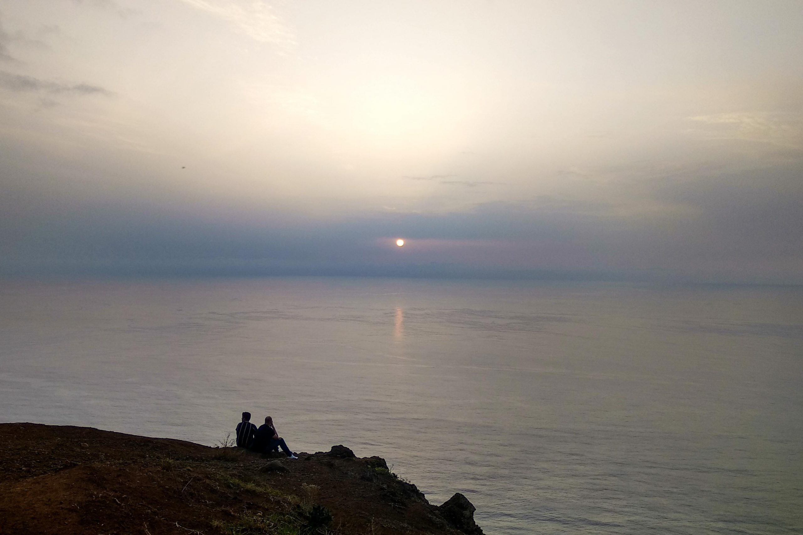 Zona privilegiada da ilha para ver o pôr-do-sol, na Ponta do Pargo, Madeira